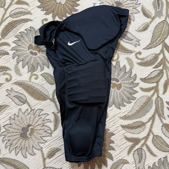 Nike Football Pants with Pads Padding Black Dri-Fit L Large - Picture 2 of 6